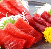 藍鰭金槍魚刺身切片